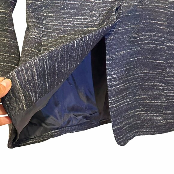 ✨Akris Women's Size US 4 Formal Elegant Wool-Blend Blazer Jacket Black✨ - Picture 5 of 9